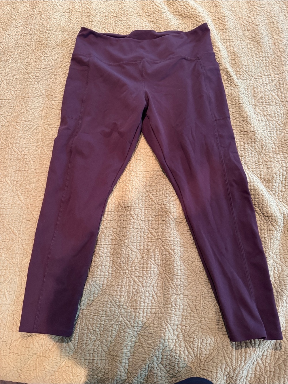 Danskin Women's Deep Plum High-Rise Joggers